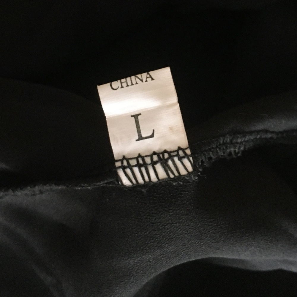 NWOT Sheer black tank top - Picture 3 of 4